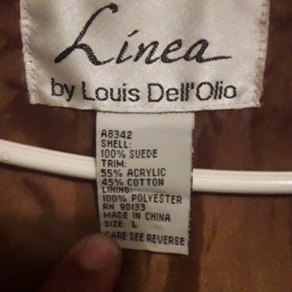 Louis dell olio suede sweater jacket - Picture 4 of 7